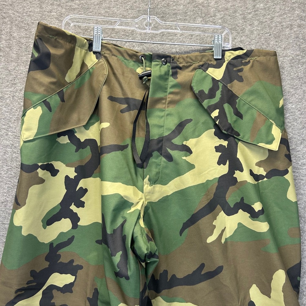 USGI ECWCS Gen II Woodland Camo Gore-Tex Trousers Large Long 8415-01-228-1350